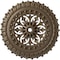 Ekena Millwork Sellek Ceiling Medallion (Fits Canopies up to 1 1/8"), 18 1/2"OD x 7/8"ID x 1 1/2"P, Warm Silver CM18SKWSS - alternate 1
